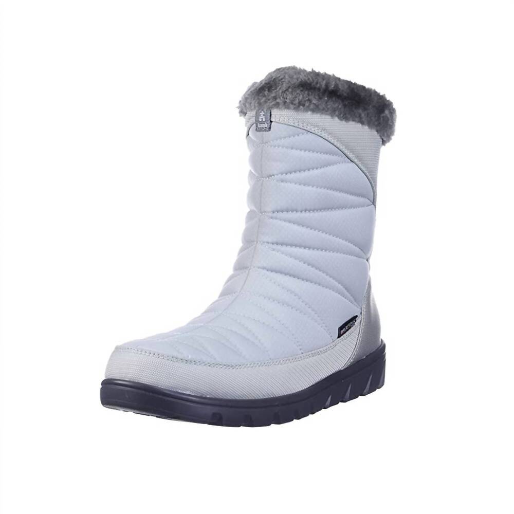 NEW KAMIK women's hannah zip boot in light grey